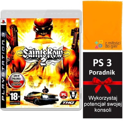 gra akcji na PS3 SAINTS ROW 2 Polskie Wydanie OKŁADKA Po Polsku PL