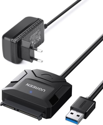 PRZEJŚCIÓWKA ADAPTER USB 3.0 do SATA 2,5"/ 3,5" UGREEN 20611