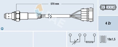 FAE 77239 FAE SONDA LAMBDA  