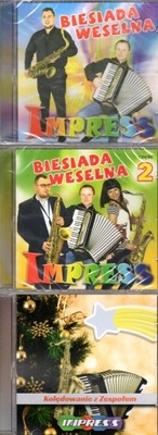 IMPRESS BIESIADA WESELNA 2 CD + Kolędy (kpl. 3 CD)