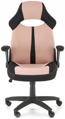 Fotel obrotowy BLOOM różowo-czarny biurowy