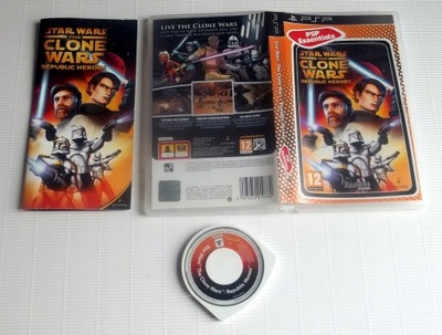 STAR WARS THE CLONE WARS REPUBLIC HEROES PSP GWIEZDNE WOJNY