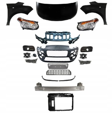 Citroen c3 picasso 2008+ kompletny перед капот pas фото №1