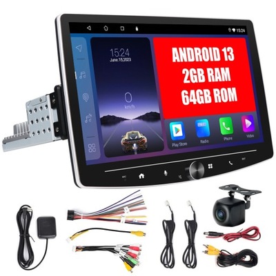 RADIO AUTOMOBILINIAI 1 DIN ANDROID AUTO CARPLAY 2GB/64GB WIFI DSP ANDROID 13 