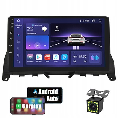 RADIO BT ANDROID MERCEDES GASOLINA C W204 S204 2/32GB  