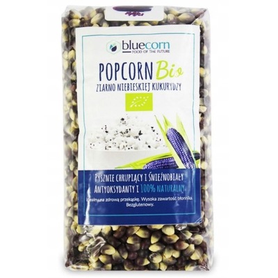 Ziarna popcornu z niebieskiej kukurydzy 350g