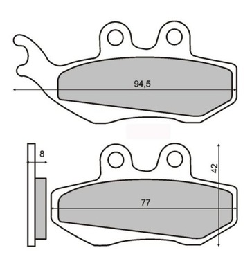 TRINKELĖS HAM. MOTO. PIAGGIO HEXAGON LX-SKIPPER ST 4T 125CC 1998- 22 510 0360 