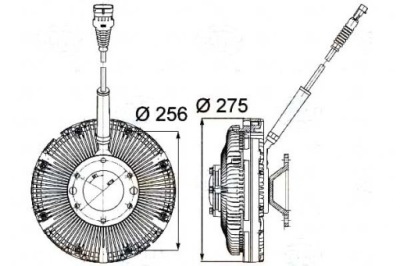 Behr hella віскозна муфта зчеплення фото №1