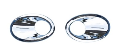 Рамки накладки na ґрати протитуманних фар хром do nissan qashqai i fl 2010-2013 фото №1