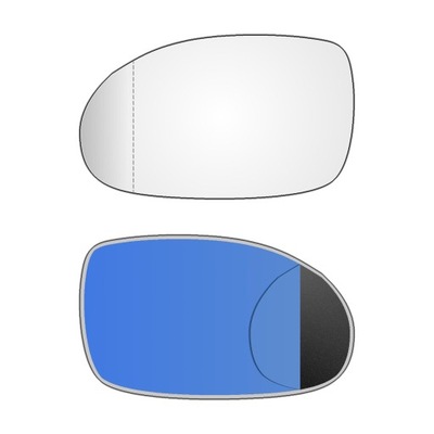 Асферическое стекло citroen c6 2005-2012 2006 2007 фото №1