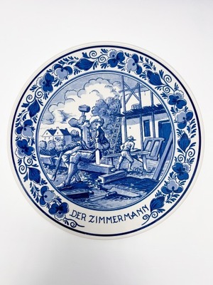 TALERZ BLUE DELFT ROYAL GOEDEWAAGEN HOLLAND