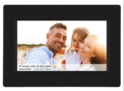 Ramka cyfrowa INOLY IDF071W 7 cali czarny