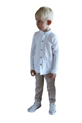 Koszula muślin Royal Kids 116/122 biała