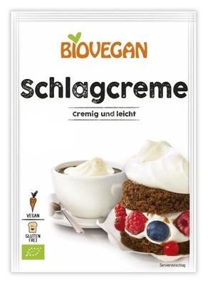 BIOVEGAN Substytut bitej śmietany 54g BIO WEGAŃSKI