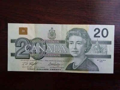 Banknot 20 dolarów Kanada