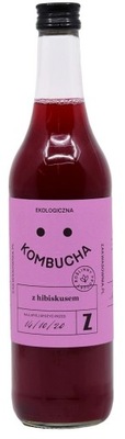 KOMBUCHA Z HIBISKUSEM BEZGLUTENOWA BIO 500 ml - ZA