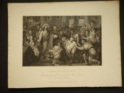 T. Phillibrown, Jezus Uzdrowiciel, oryg. 1854