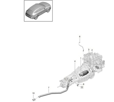 Лямбда-зонд przed катализатор porsche macan 2.0 r4 pab906265p фото №1