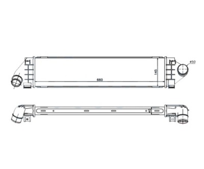 Интеркулер ford mondeo ba7 03.07- 1429406 новый фото №1