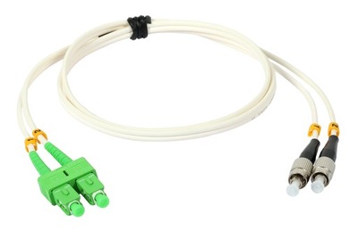 Patchcord jednomodowy PC-523S SC/APC-FC/UPC, duplex G.657A1 1m