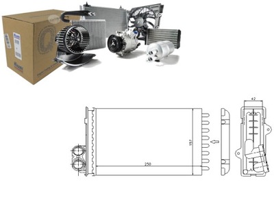 Отопитель peugeot 405 ii 1.8 4b фото №1