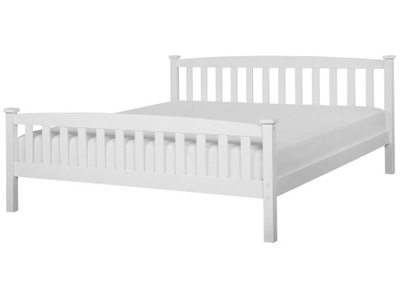 Łóżko drewniane podwójne 180x200 białe