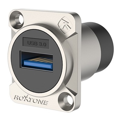 GNIAZDO USB 3.0 MONTAŻOWE ROXTONE RAU3D