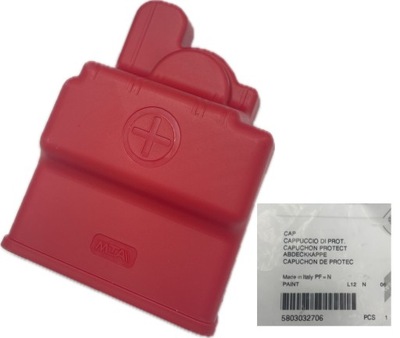 Захист клеми + plus плюсовий iveco daily iii cnh iveco оригінал 5803032706 фото №1