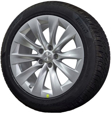 NUEVO ORIGINAL RUEDAS TESLA MODELO X 2015-2021 20 INTEGROS PIRELLI 5X120 DE INVIERNO  