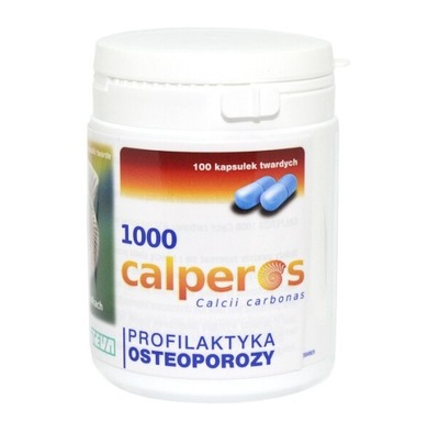 Calperos 1000 100 kapsułek osteoporoza wapń
