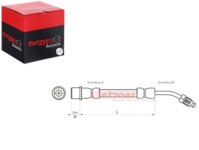 ПАТРУБОК ТОРМОЗНОЙ METZGER