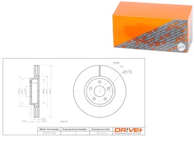 DISCOS DE FRENADO 2SZT. PARTE DELANTERA FORD MONDEO IV 2 0D 07-14 VENTILADO  