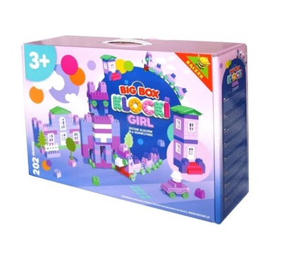 KLOCKI PLASTIKOWE DUŻE ZESTAW 202EL. 2209