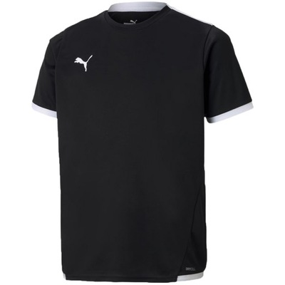 Koszulka dla dzieci Puma teamLIGA Jersey Junior czarna ROZMIAR 152cm