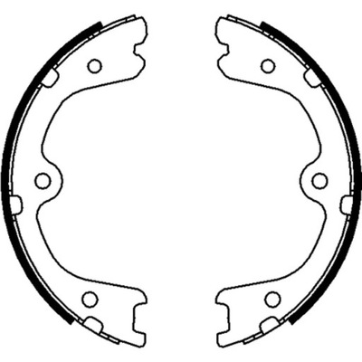KOMPLEKTAS APKABŲ HAMULCOWYCH, STABDYS STOVĖJIMO TEXTAR 91070 