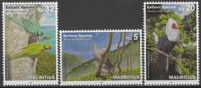 Mauritius -fauna,ptaki** (2022) SW 1243-1245