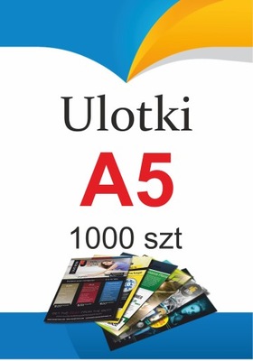 ulotka A5 - 1000 szt. dwustronne