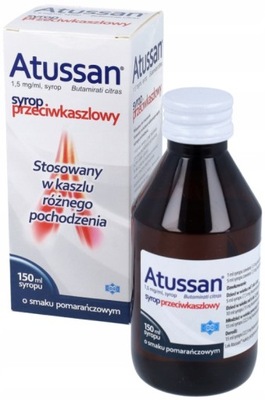 Atussan syrop przeciwkaszlowy 1,5 mg/ml 150 ml