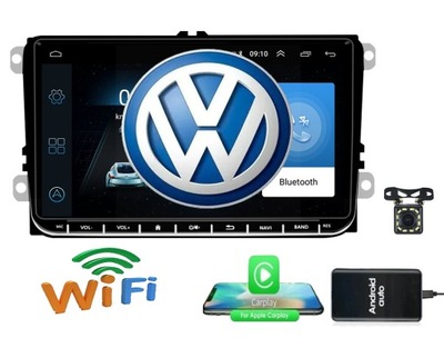 GPS 9" VW Passat Jetta Golf Touran Android 10