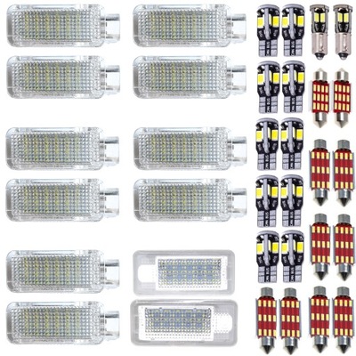 ILUMINACIÓN DIODO LUMINOSO LED LUCES INTERIOR TABLAS SÚPER POTENTE AUDI A4 B7 BERLINA AVANT  