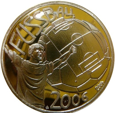 *10 EURO NIEMCY 2006 MISTRZOSTWA ŚWIATA PIŁKA NOŻNA PRÓBNA