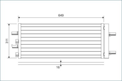 Радіатор кондиціонер mini mini 14- 2.0 t b фото №1