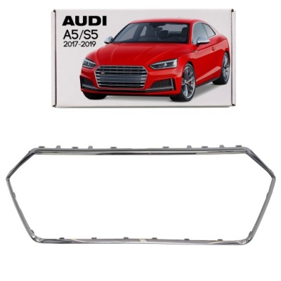 Audi a5 / s5 8w6 2017-2019 дорестайлінг  рамка решітка хромована 8w6853651r фото №1