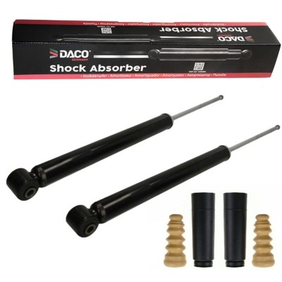 2x амортизатори задня ford fiesta v mk5 mazda 2 + osł. відбійники daco фото №1