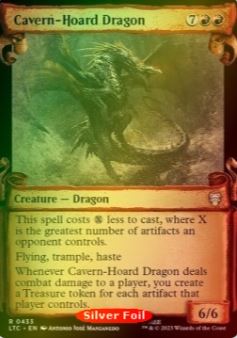 Cavern-Hoard Dragon (V.2) SILVER FOIL!