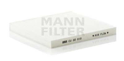 MANN-FILTER MANN-FILTER CU 22 010 ФИЛЬТР, ВЕНТИЛЯЦИЯ СТОРОНЫ