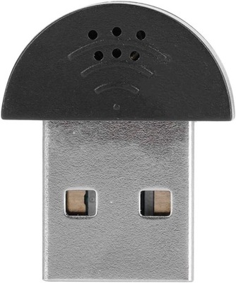 Mini mikrofon Usb, mikrofon Pc, przenośny USB 2.0 Mini Studio mikrofon