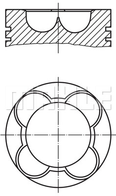 ПОРШНИ MAHLE 227 PI 00141 000