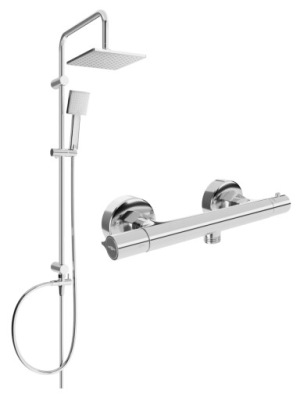 MEXEN ZESTAW PRYSZNICOWY BATERIA TERMOSTAT CHROM