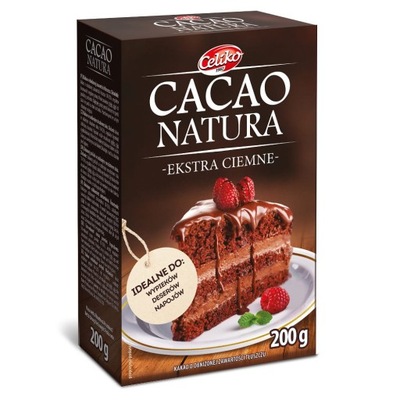 Kakao Naturalne Ciemne Celiko 200g